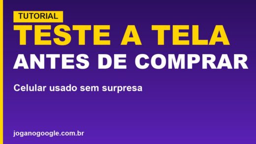 Como testar a tela do celular (teste de toque e pixel morto)