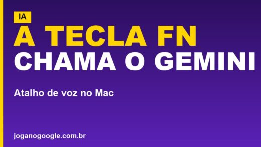 Gemini no Mac ganha atalho de voz com a tecla Fn; veja como usar