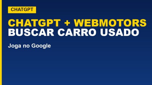 Como buscar carro usado pelo ChatGPT com o catálogo da Webmotors
