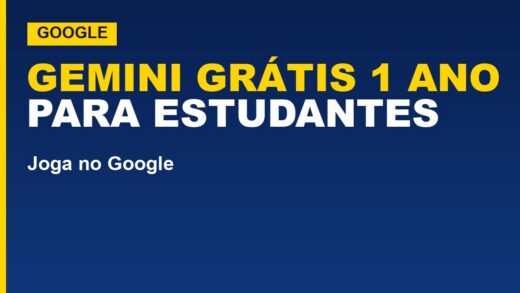 Gemini grátis por 1 ano: veja como estudante pega o plano de R$ 24,99