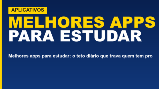 Melhores apps para estudar: o teto diário que trava quem tem prova marcada