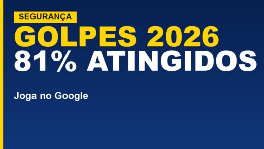 Relatório aponta 81% dos brasileiros atingidos por golpes em 2026
