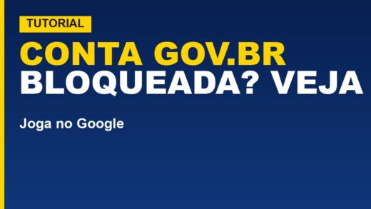 Conta gov.br bloqueada: como desbloquear na hora